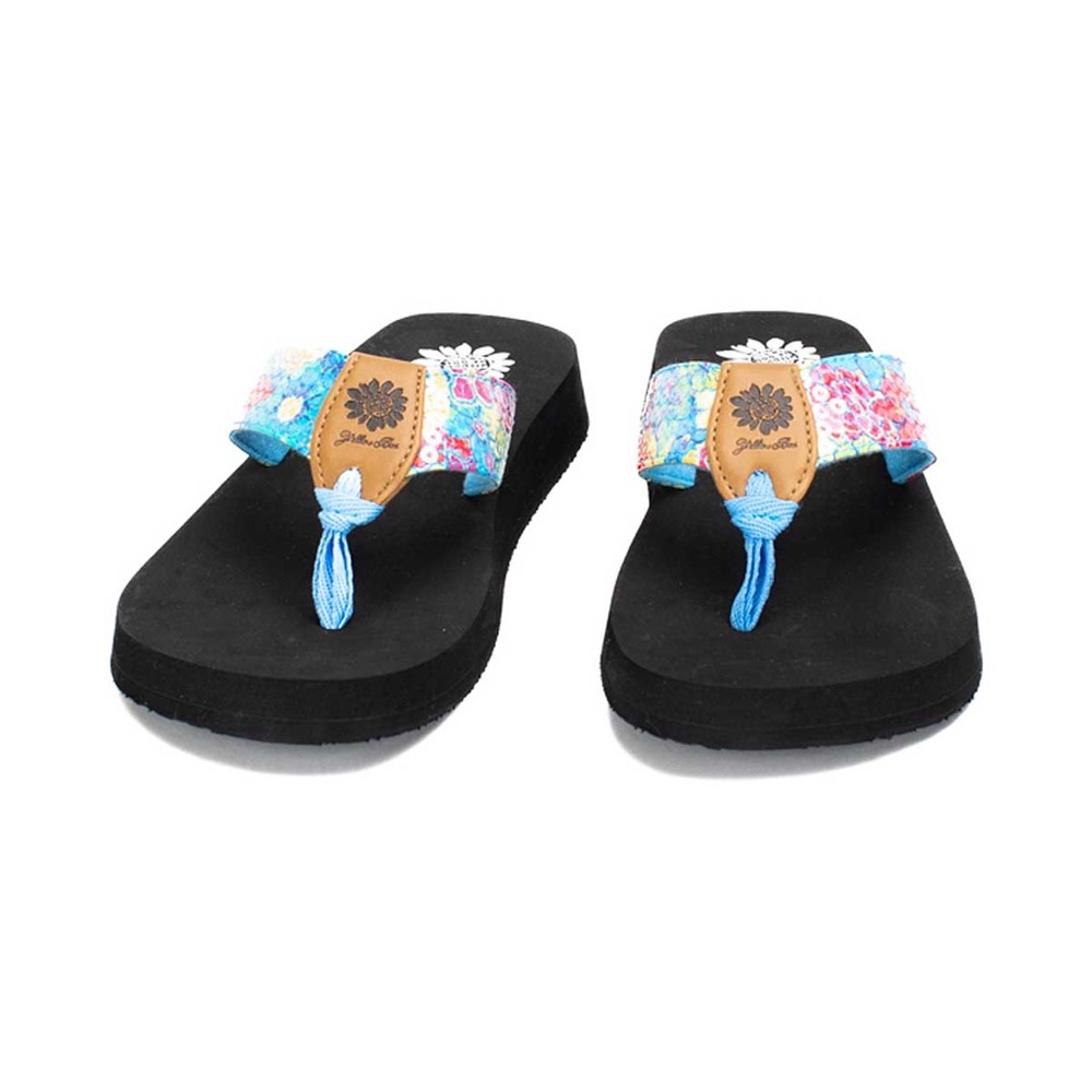 YELLOW BOX FRAZZLE PURPLE FLIP FLOPS SANDALS MEDIUM WIDTH NEW IN BOX.FIRM PRICE - Picture 3 of 6
